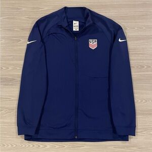 Nike Team USA Soccer On-Field Jacket DH4752-421 Blue Men’s Size Large